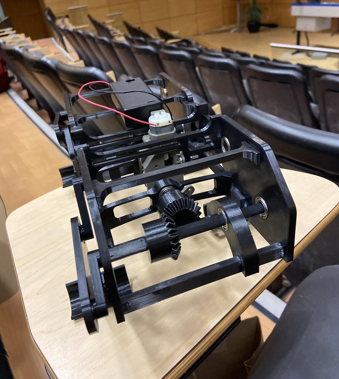 Built four-legged walking robot